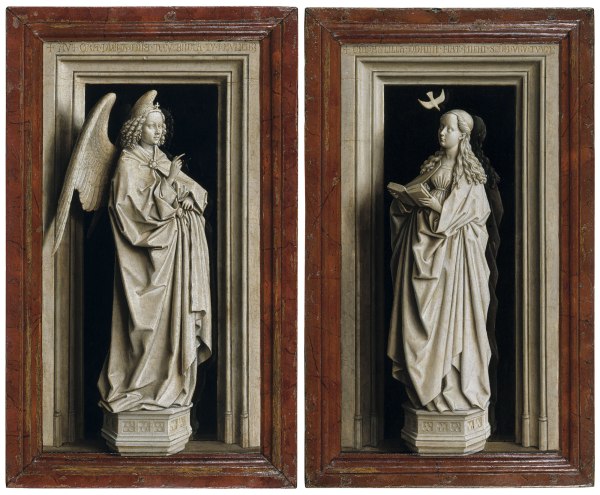 Díptico de la Anunciación, Jan van Eyck