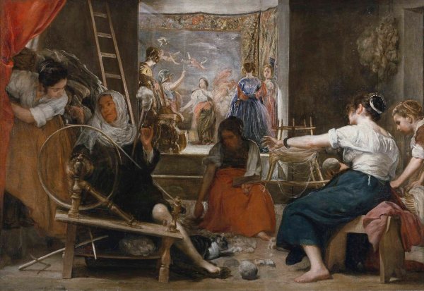 La fábula de Aracne o Las hilanderas, de Diego Velázquez