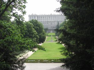 El Palacio Real desde el Campo del Moro
